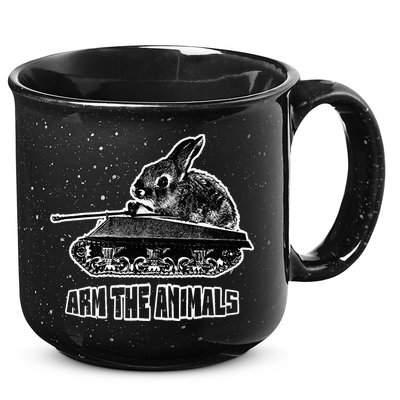 Arm The A.N.I.M.A.L.S Rabbit Tank 15oz Campfire Ceramic Mug