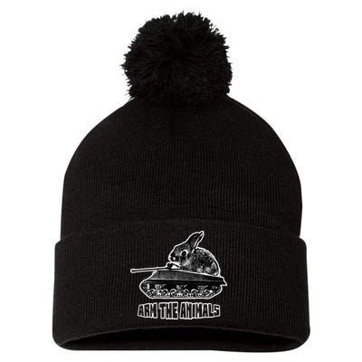 Arm The A.N.I.M.A.L.S Rabbit Tank Pom Pom 12in Knit Beanie