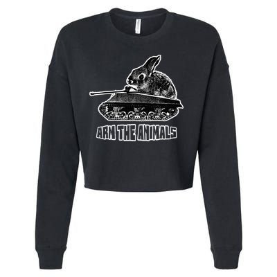 Arm The A.N.I.M.A.L.S Rabbit Tank Cropped Pullover Crew