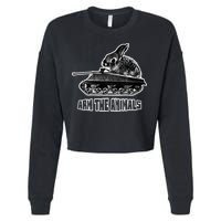 Arm The A.N.I.M.A.L.S Rabbit Tank Cropped Pullover Crew