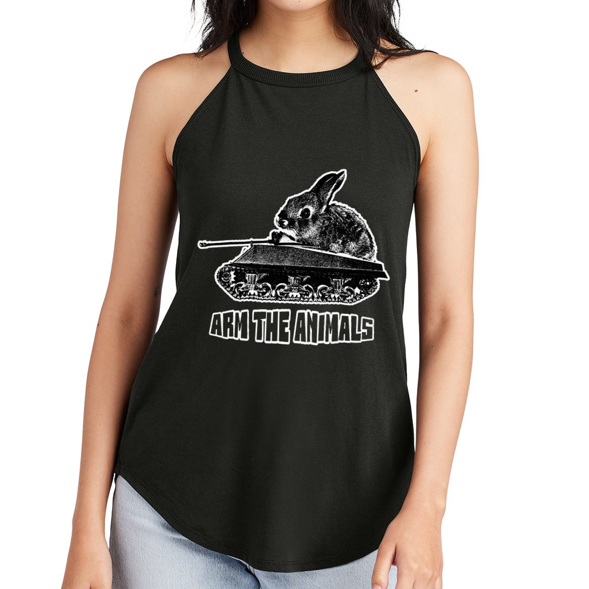 Arm The A.N.I.M.A.L.S Rabbit Tank Women's Perfect Tri Rocker Tank