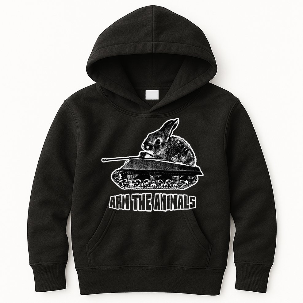 Arm The A.N.I.M.A.L.S Rabbit Tank Kids Hoodie