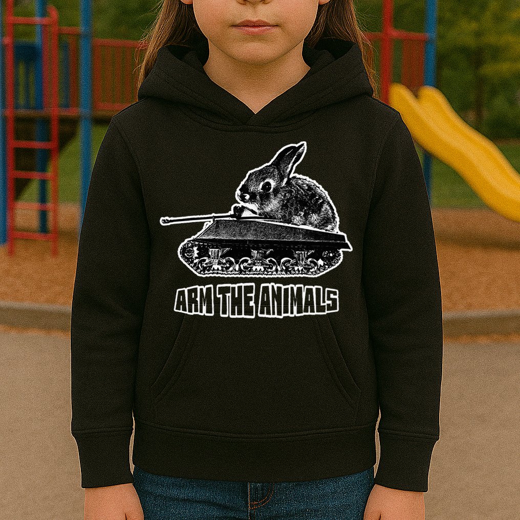Arm The A.N.I.M.A.L.S Rabbit Tank Kids Hoodie