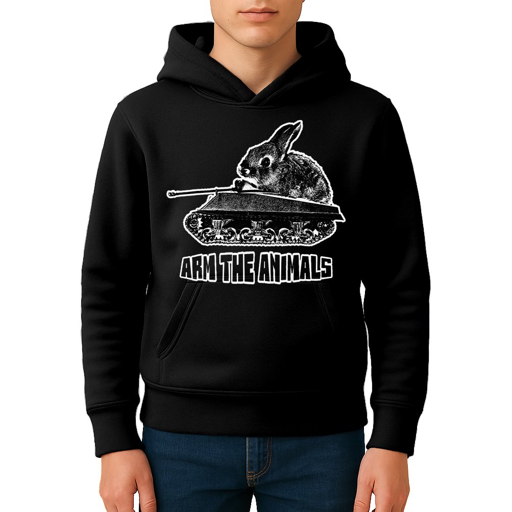 Arm The A.N.I.M.A.L.S Rabbit Tank Kids Hoodie