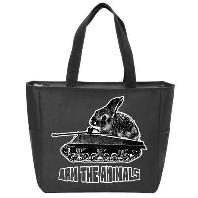 Arm The A.N.I.M.A.L.S Rabbit Tank Zip Tote Bag