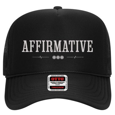 Affirmative Text Trucker Hat