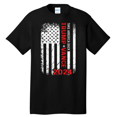 America Take America Back Trump Vance 2024 Vice President Tall T-Shirt