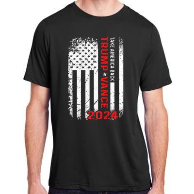 America Take America Back Trump Vance 2024 Vice President Adult ChromaSoft Performance T-Shirt