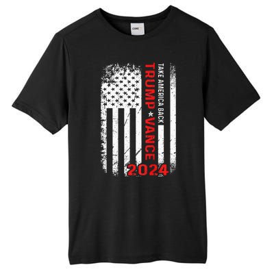 America Take America Back Trump Vance 2024 Vice President Tall Fusion ChromaSoft Performance T-Shirt