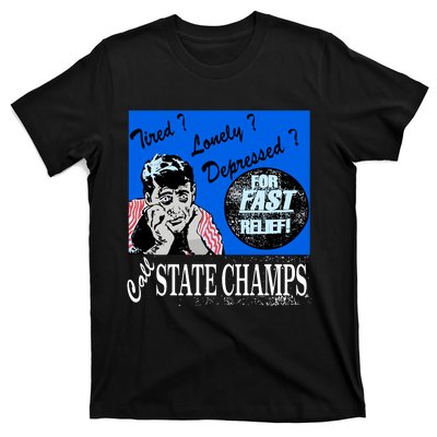 Austin Texas At Emo’S Tired Lonely Depressed Call State Champs T-Shirt