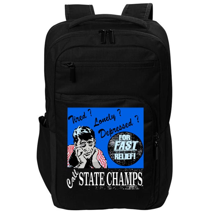 Austin Texas At Emo’S Tired Lonely Depressed Call State Champs Impact Tech Backpack