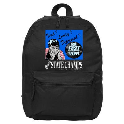 Austin Texas At Emo’S Tired Lonely Depressed Call State Champs 16 in Basic Backpack