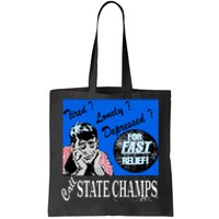 Austin Texas At Emo’S Tired Lonely Depressed Call State Champs Tote Bag