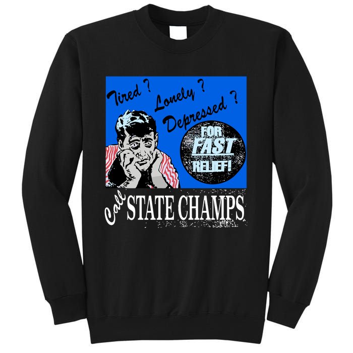 Austin Texas At Emo’S Tired Lonely Depressed Call State Champs Tall Sweatshirt