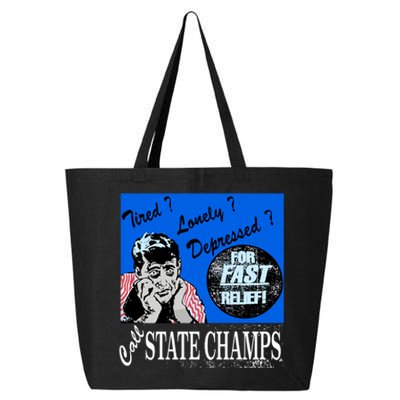 Austin Texas At Emo’S Tired Lonely Depressed Call State Champs 25L Jumbo Tote