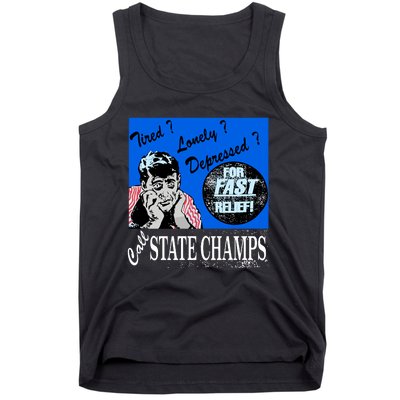 Austin Texas At Emo’S Tired Lonely Depressed Call State Champs Tank Top