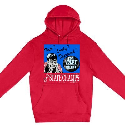 Austin Texas At Emo’S Tired Lonely Depressed Call State Champs Premium Pullover Hoodie