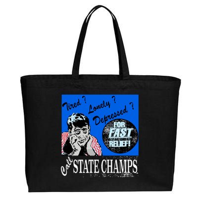 Austin Texas At Emo’S Tired Lonely Depressed Call State Champs Cotton Canvas Jumbo Tote