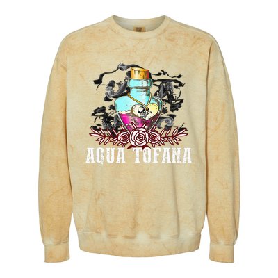 Aqua Tofana Aqua Tofana Bailey Favorites True Crime Lover Colorblast Crewneck Sweatshirt