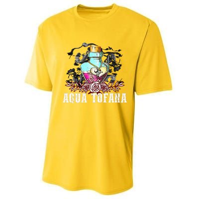 Aqua Tofana Aqua Tofana Bailey Favorites True Crime Lover Performance Sprint T-Shirt