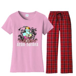 Aqua Tofana Aqua Tofana Bailey Favorites True Crime Lover Women's Flannel Pajama Set