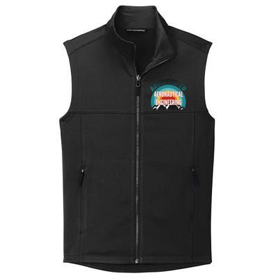 Addicted To Aeronautical Engineering College Major Gift Collective Smooth Fleece Vest