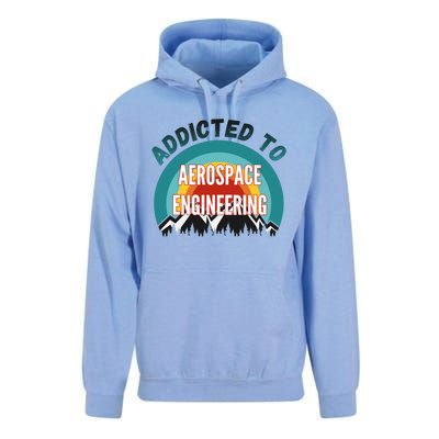 Addicted To Aerospace Engineering College Major Gift Cool Gift Unisex Surf Hoodie