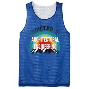 Addicted To Architectural Engineering College Major Gift Mesh Reversible Basketball Jersey Tank