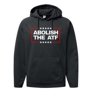 Abolish The Atf Bold Political Statement Design Performance Fleece Hoodie