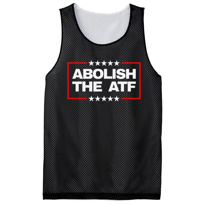 Abolish The Atf Bold Political Statement Design Mesh Reversible Basketball Jersey Tank