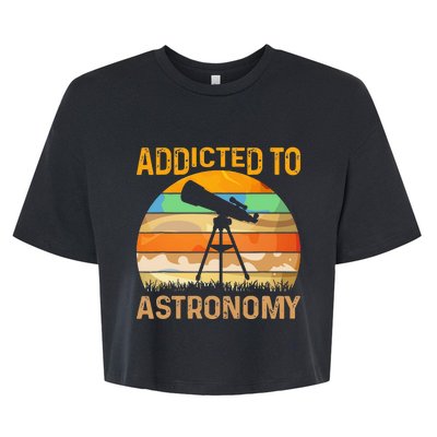 Addicted To Astronomy Bella+Canvas Jersey Crop Tee