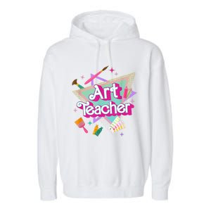 Art Teacher Art Therapist Hooray Its Art Day Back To School Garment-Dyed Fleece Hoodie