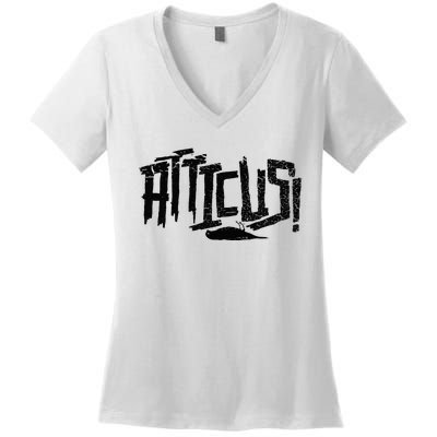 Atticus Type Women's V-Neck T-Shirt