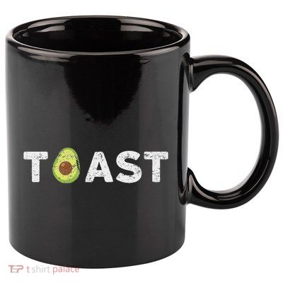 Avocado Toast 11oz C Handle Ceramic Mug
