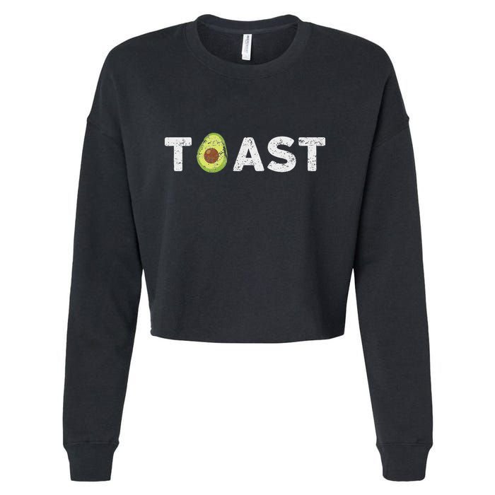 Avocado Toast Cropped Pullover Crew