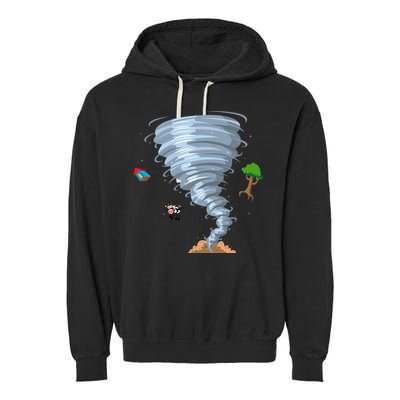 Awesome Tornado And Storm Chaser Severe Weather Lover Cool Gift Garment-Dyed Fleece Hoodie