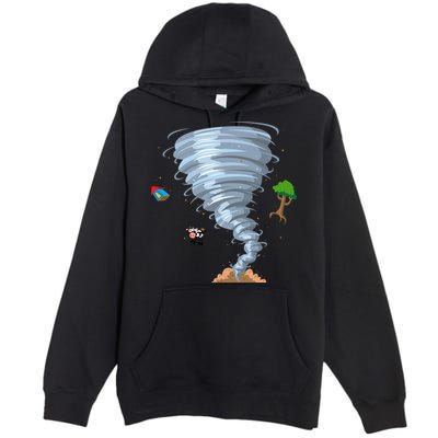 Awesome Tornado And Storm Chaser Severe Weather Lover Cool Gift Premium Pullover Hoodie
