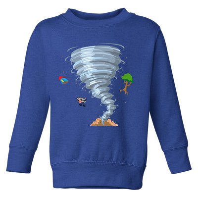 Awesome Tornado And Storm Chaser Severe Weather Lover Cool Gift Toddler Sweatshirt