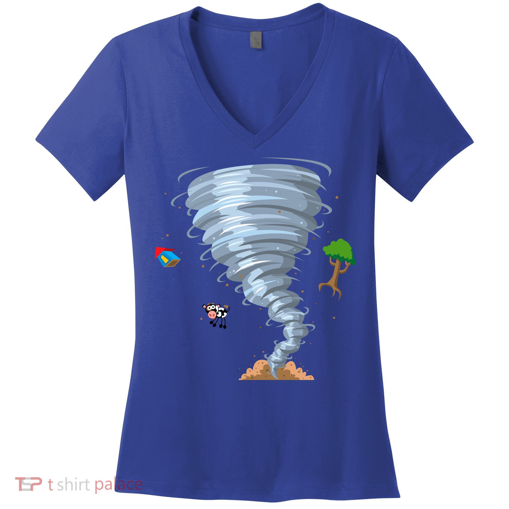 Awesome Tornado And Storm Chaser Severe Weather Lover Cool Gift Women's V-Neck T-Shirt