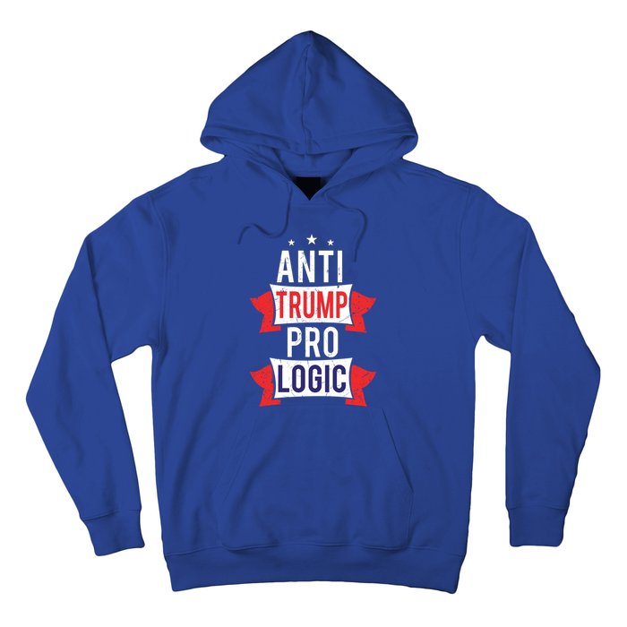 Anti Trump Af Pro Logic Resist President Funny Gift Cool Gift Hoodie