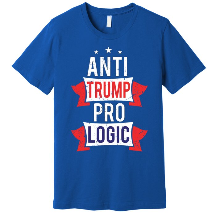 Anti Trump Af Pro Logic Resist President Funny Gift Cool Gift Premium T-Shirt