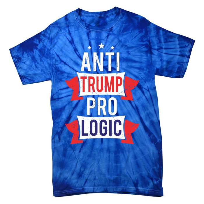 Anti Trump Af Pro Logic Resist President Funny Gift Cool Gift Tie-Dye T-Shirt