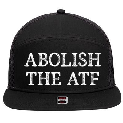 Abolish The ATF Vintage Style 7 Panel Mesh Trucker Snapback Hat