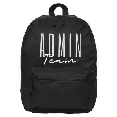 Admin Team Assistant Admin Squad Administrative Assistant 16 in Basic Backpack