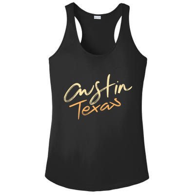 Austin Texas Ladies PosiCharge Competitor Racerback Tank