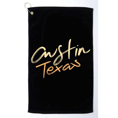 Austin Texas Golf Towel