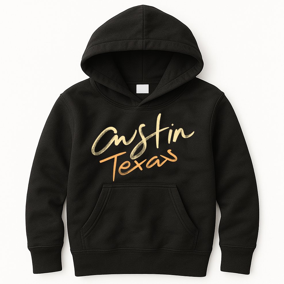 Austin Texas Kids Hoodie