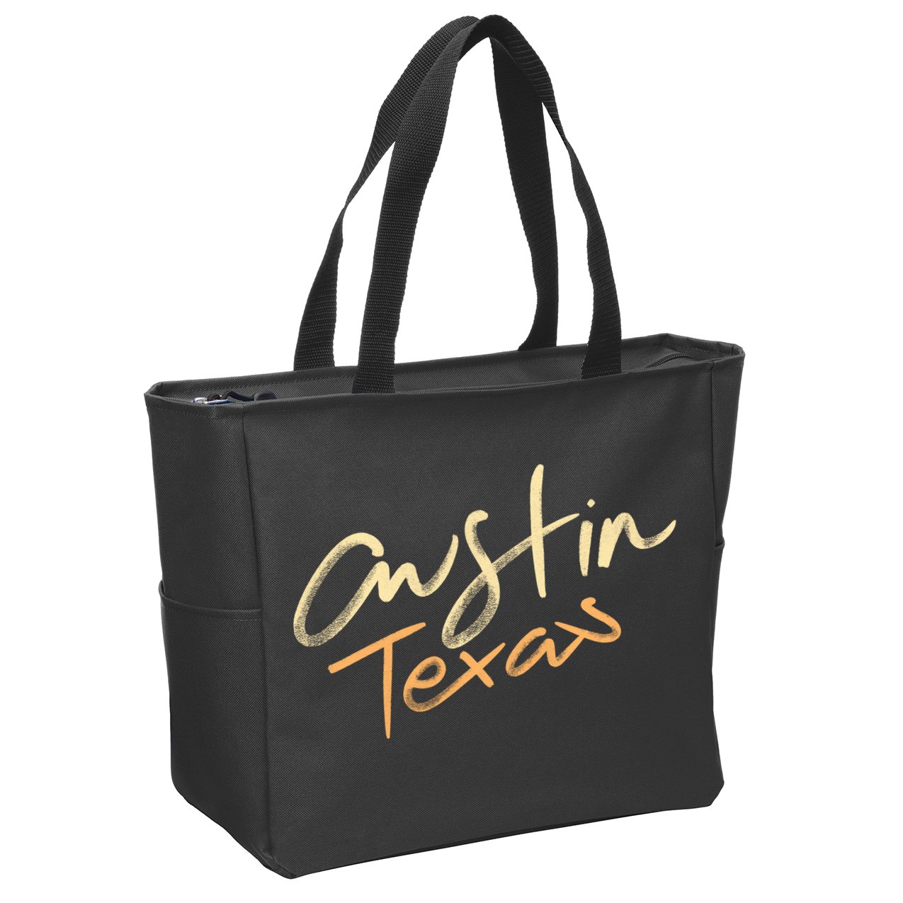 Austin Texas Zip Tote Bag