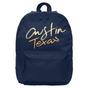 Austin Texas 16 in Basic Backpack