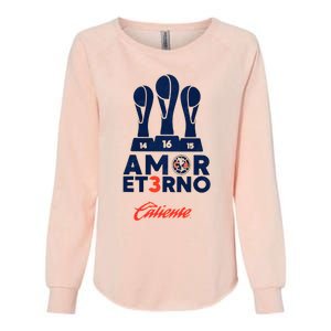 America Tricampeon. Amame Mas Womens California Wash Sweatshirt